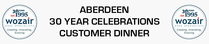 Wozair Marks Third 30-Year Customer Celebration in Aberdeen